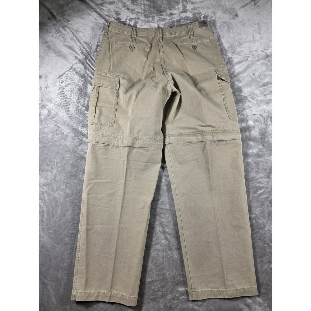 Vtg North Face A5 Series 36x32 Dyno Convertible Cargo Y2k Canvas Pants Khaki - Picture 10 of 10
